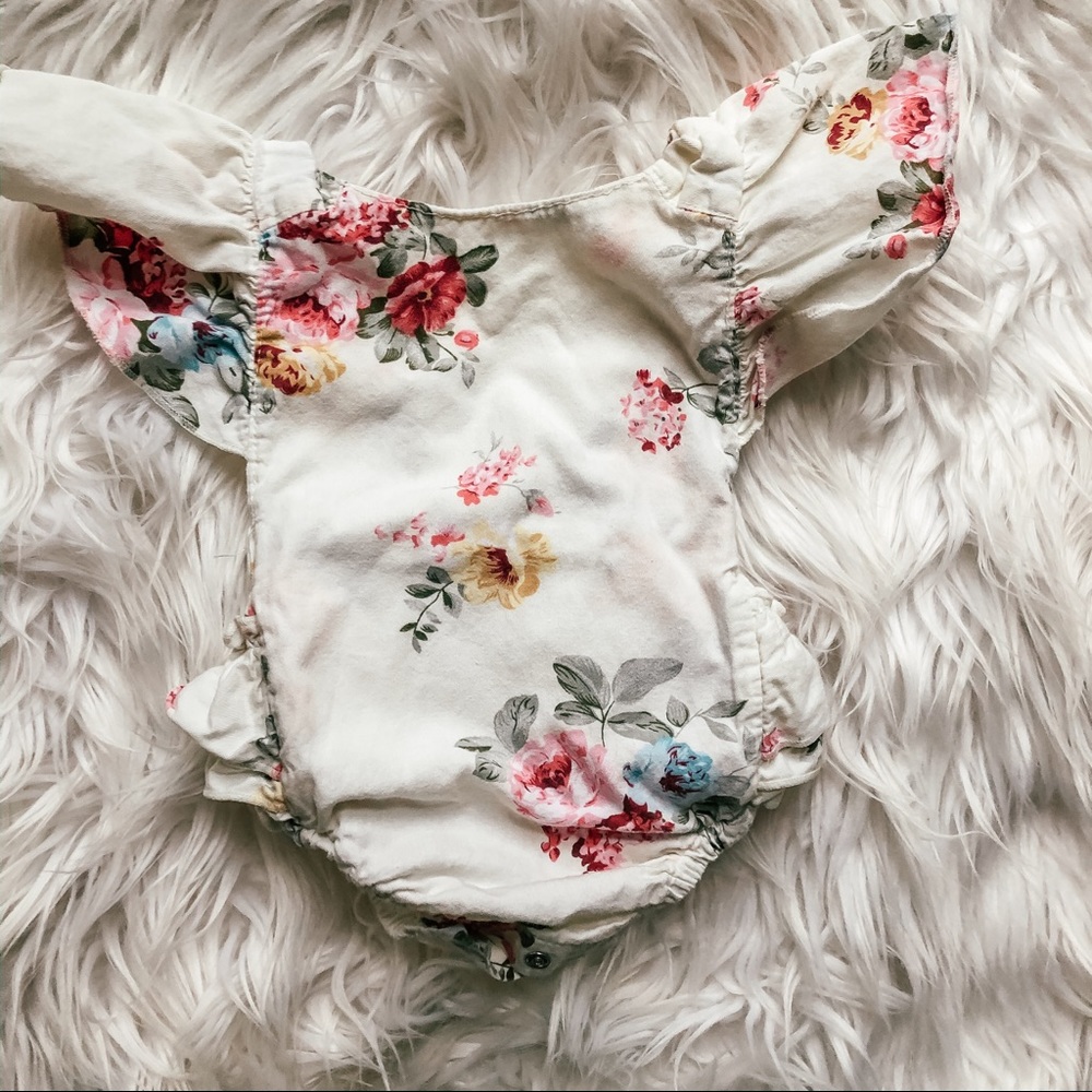 Baby floral romper